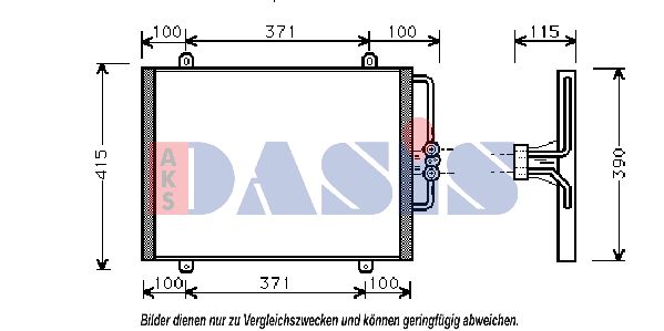 AKS DASIS Kondensaator,kliimaseade 182270N